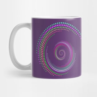 Vortex Dots of Inspiration, Colorful Happy Inspirational Design Cute Vacation Beach Wear & Gifts Mug